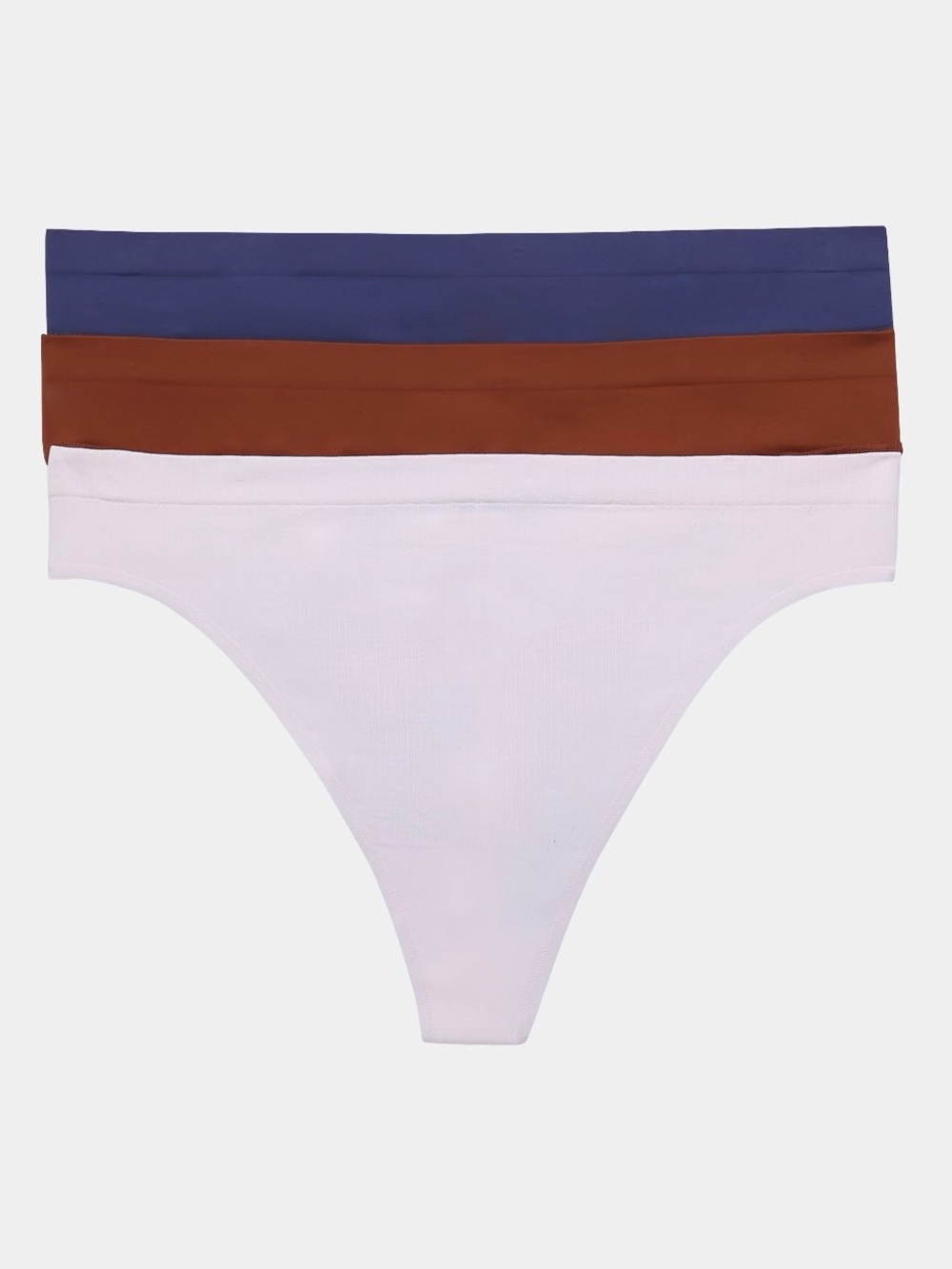 Seamless Thong Panties, 3-Pack